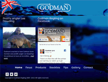 Tablet Screenshot of godman-angling.com